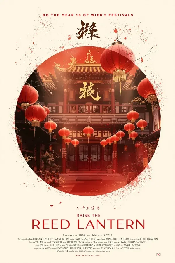 大红灯笼高高挂 电影海报