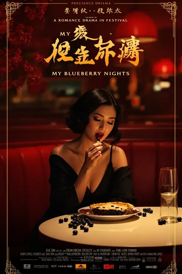 蓝莓之夜 电影海报